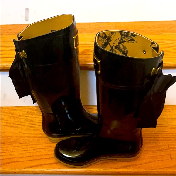 Joules Shoes - 🎀NWT- Joules Black Rainboots size 6 New